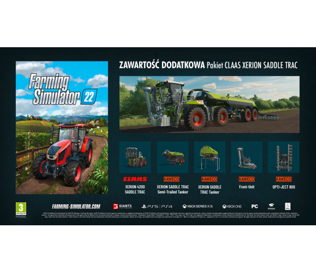 GIANTS SOFTWARE Farming Simulator 22 Edycja Kolekcjonerska PC - 664304 - zdjęcie 2